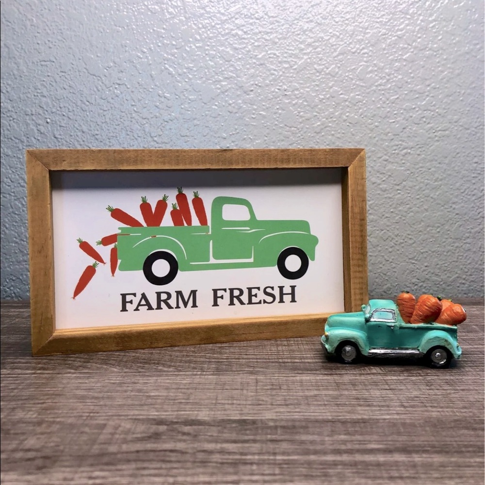 Farm Fresh Spring Carrot Little Blue Truck Set